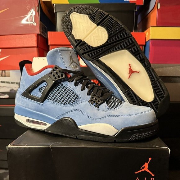Size 8 - 11 Jordan 4 Retro x Travis Scott Cactus Jack 2018 - Picture 1 of 5